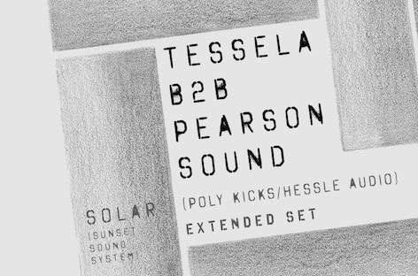 Pearson Sound plots North American tour with Tessela image