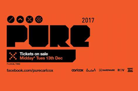 Carl Cox announces lineup for Pure festivals in Australia image
