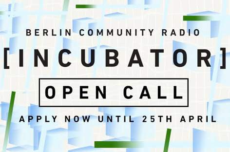 Berlin Community Radio announces Incubator producer initiative image