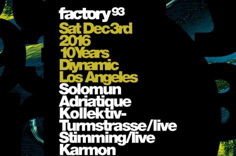 Diynamic celebrates ten years with a warehouse party in LA image