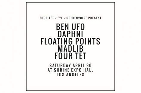 Four Tet curates party in LA with Ben UFO, Floating Points image