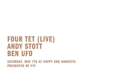 Four Tet and Andy Stott to perform in the California desert image
