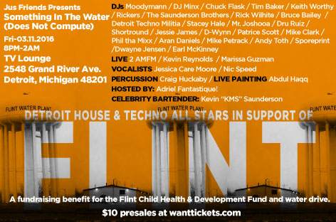 Moodymann, 2AMFM to play Flint water crisis benefit in Detroit image
