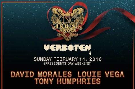 Verboten to host David Morales, Louie Vega & Tony Humphries image