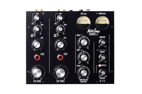 MasterSounds releases two-channel rotary mixer, Radius 2 image