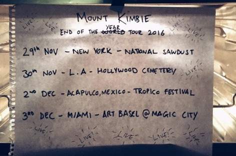 Mount Kimbie to debut new live show on US dates image