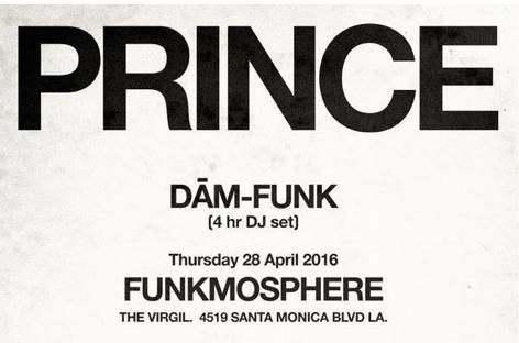 Dâm-Funk announces Prince tribute set at Funkmosphere image