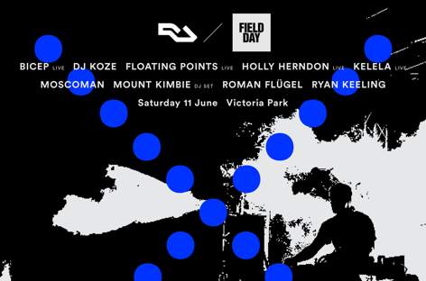 Kelela, Bicep, Floating Points play RA stage at Field Day 2016 image
