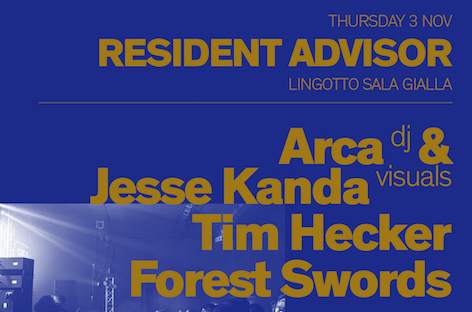 Arca, Tim Hecker, Forest Swords play RA showcase at Club To Club 2016 image