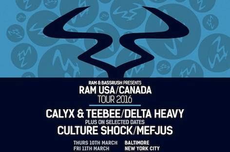 RAM Records goes on tour in North America with Calyx & Teebee image