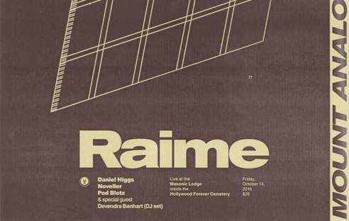 Raime to play live at Hollywood Forever Cemetery image