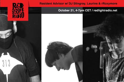 DJ Stingray, rRoxymore, Laurine play RA's Red Light Radio show at ADE image