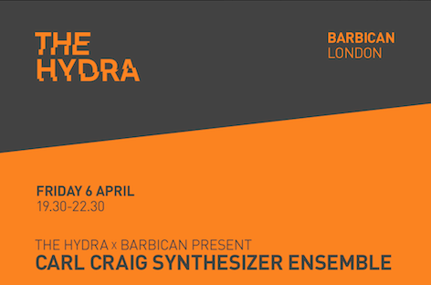 The Hydra to host Carl Craig Synthesizer Ensemble at London's Barbican in 2018 image