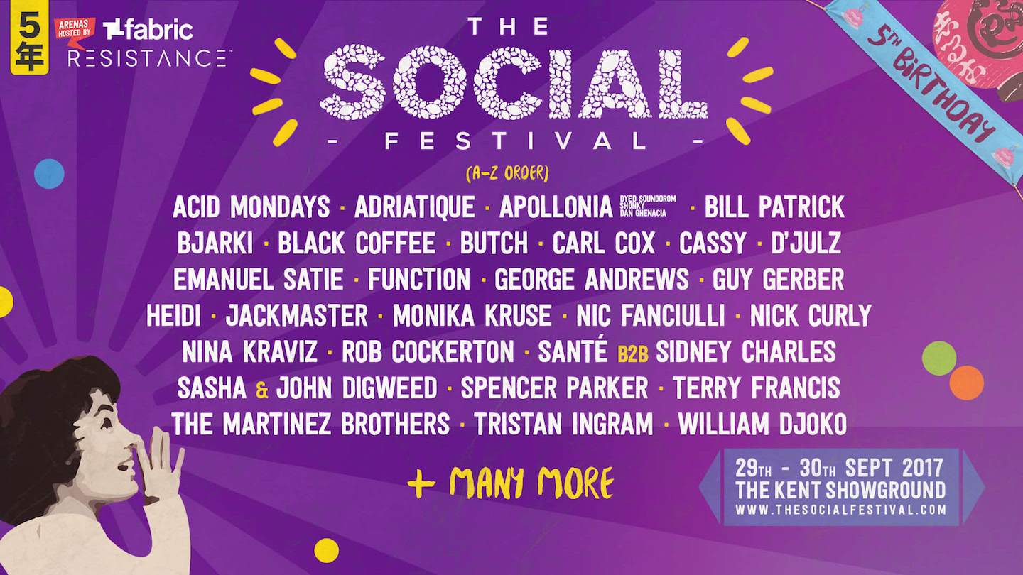 The Social Festival adds Nina Kraviz, Function for 2017 image