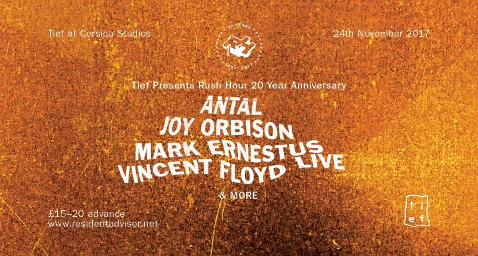 Antal, Vincent Floyd, Mark Ernestus play Rush Hour 20th anniversary party in London image