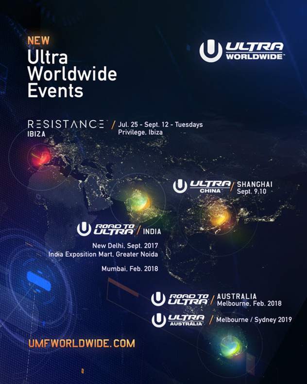 Ultra Worldwide expands to Australia, China, Ibiza and India image