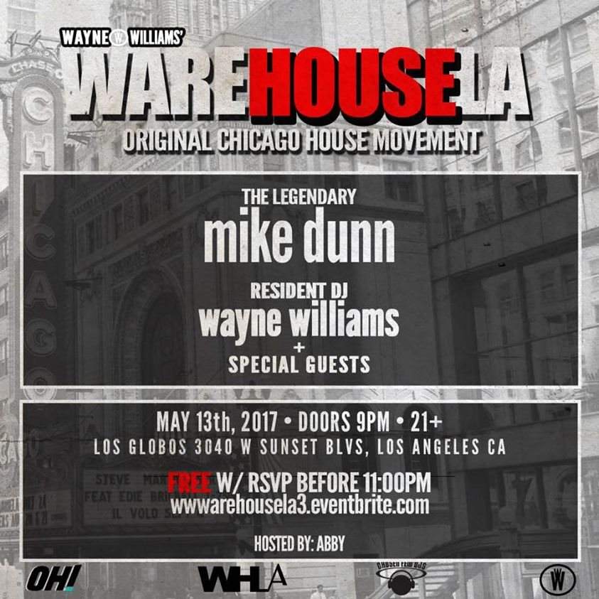 Wayne Williams launches LA party series with Mike Dunn image