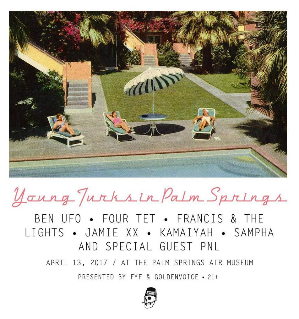 Ben UFO, Four Tet and Jamie XX to play Young Turks showcase at the Palm Springs Air Museum image