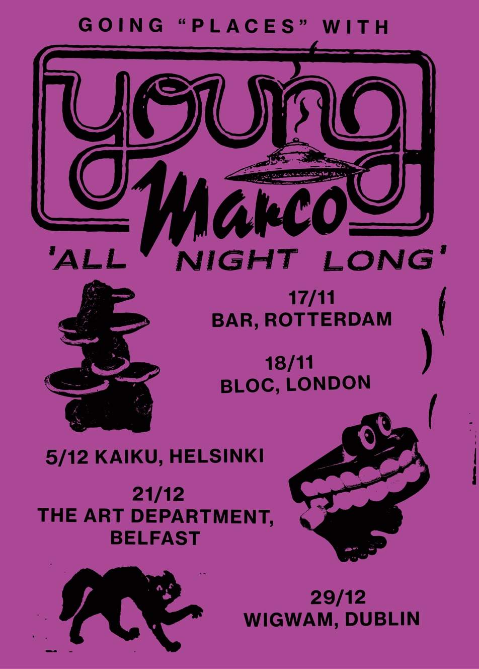 Young Marco heads on mini-tour of all-night sets image