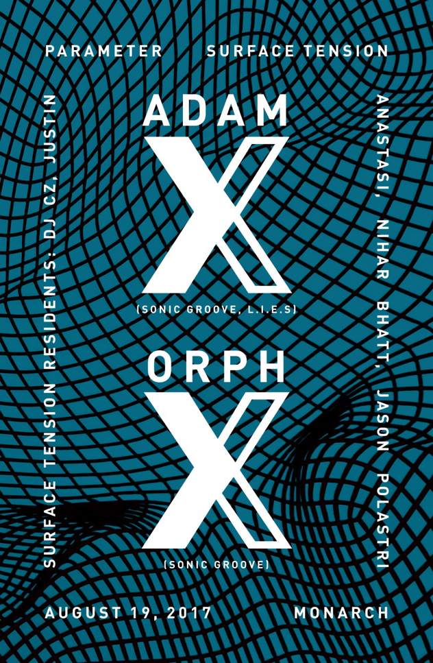 Adam X plays San Francisco with Orphx image