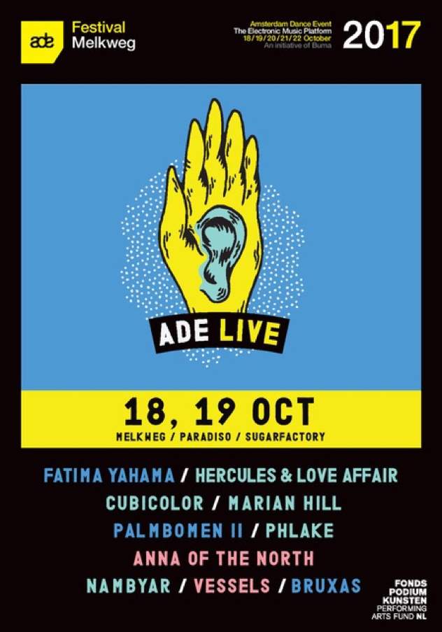ADE Live 2017 announces Fatima Yamaha, Hercules & Love Affair image