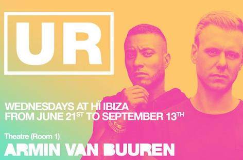 Detroit's Underground Resistance accuses Armin Van Buuren of plagiarising name and logo for new Ibiza party, U R image