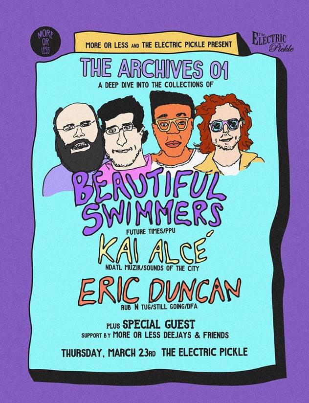 Beautiful Swimmers to play Miami's Electric Pickle with Kai Alcé and Eric Duncan image