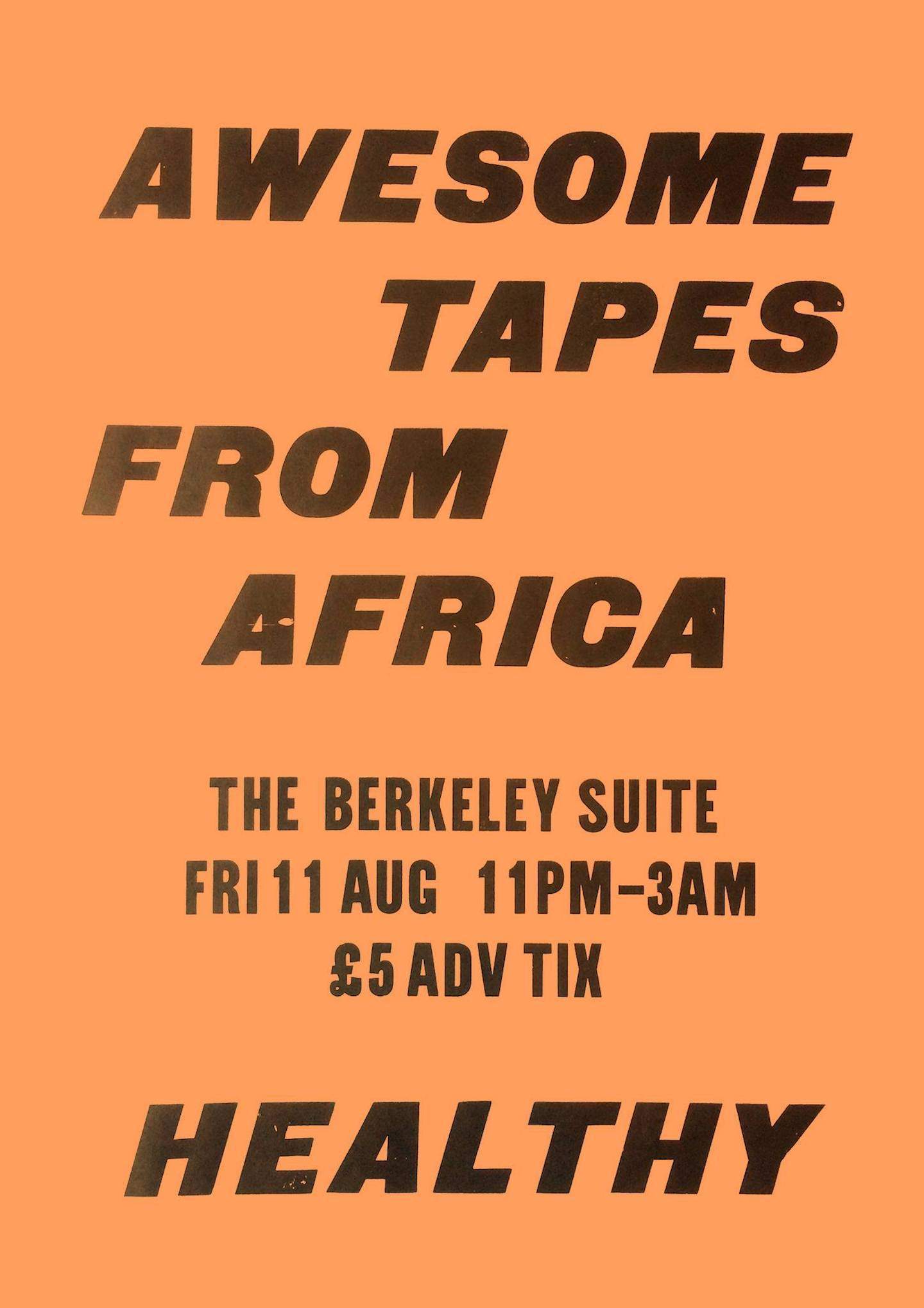 Healthy brings Awesome Tapes From Africa to Glasgow image