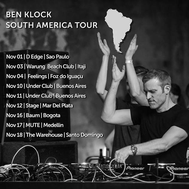 Ben Klock embarks on a tour of South America image