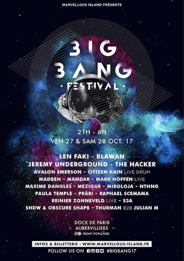 Len Faki, Blawan, Paula Temple billed for Big Bang Festival 2017 image