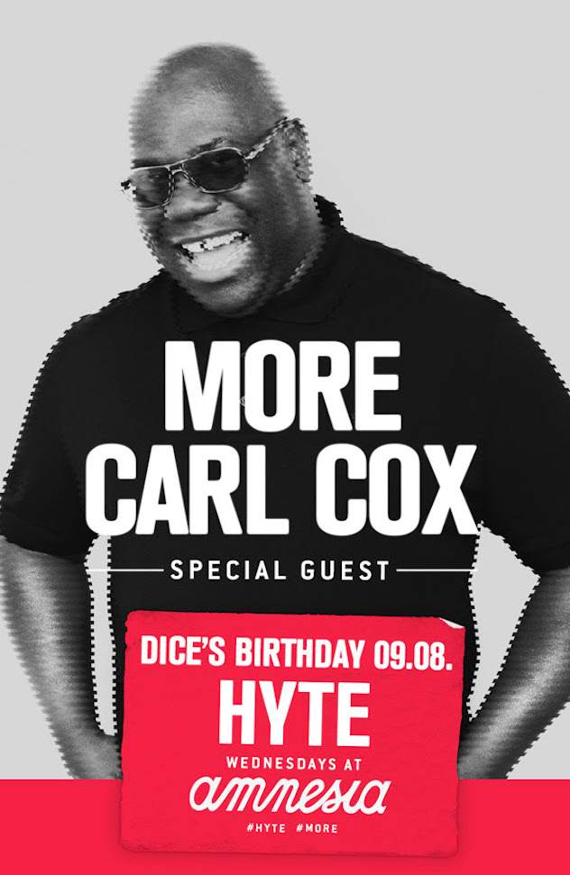 Carl Cox announces extra Ibiza show at HYTE image