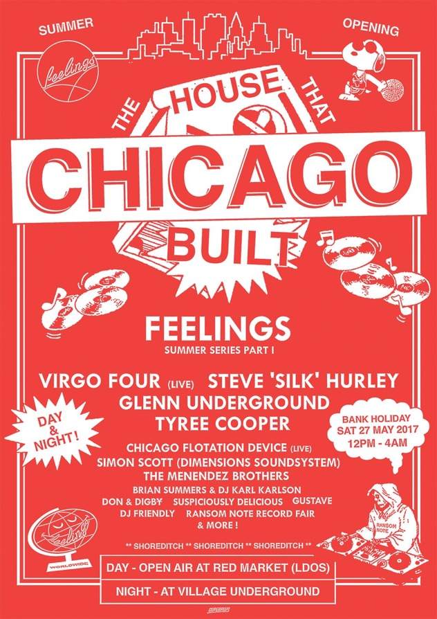 Feelings announce Chicago-themed day and night event in London image