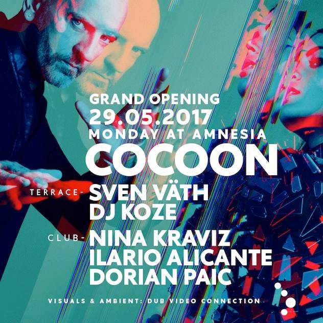 DJ Koze, Nina Kraviz play Cocoon Ibiza opening in 2017 image