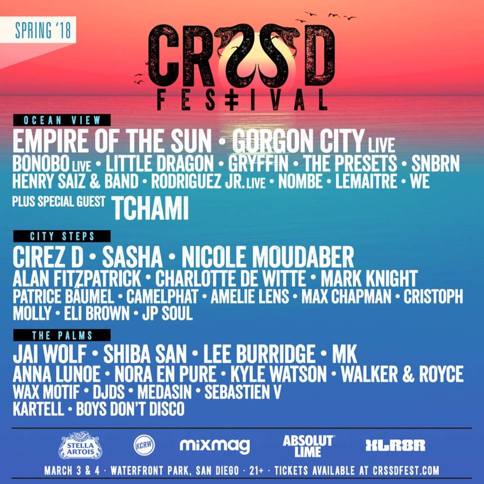 San Diego's CRSSD announces Spring 2018 lineup image
