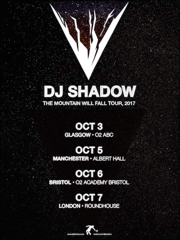 DJ Shadow announces October UK tour image