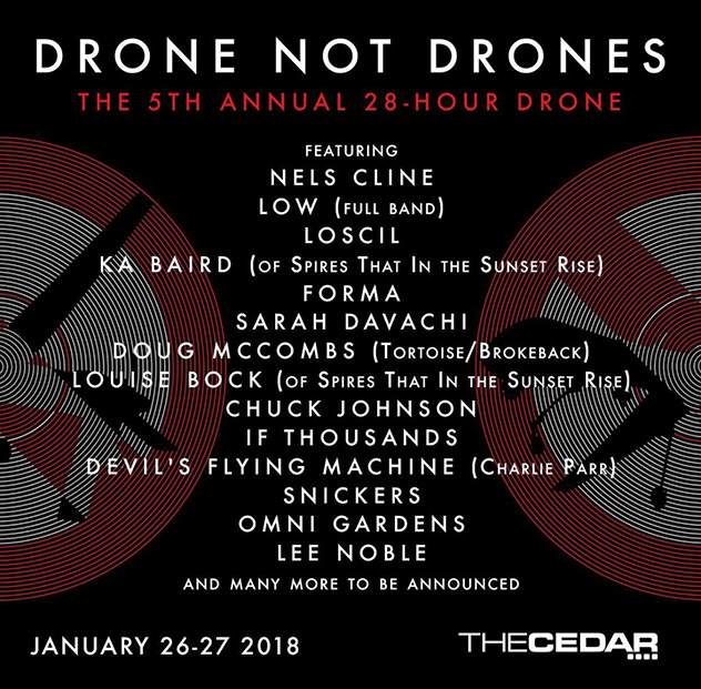 Loscil, Sarah Davachi billed for Drone Not Drones in Minneapolis image