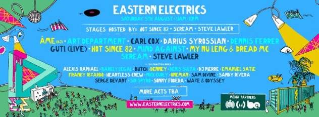 London's Eastern Electrics festival reveals 2017 lineup... with a game image