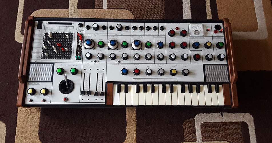 One-a-kind EMS Synthi KB1 vintage synthesiser unearthed image