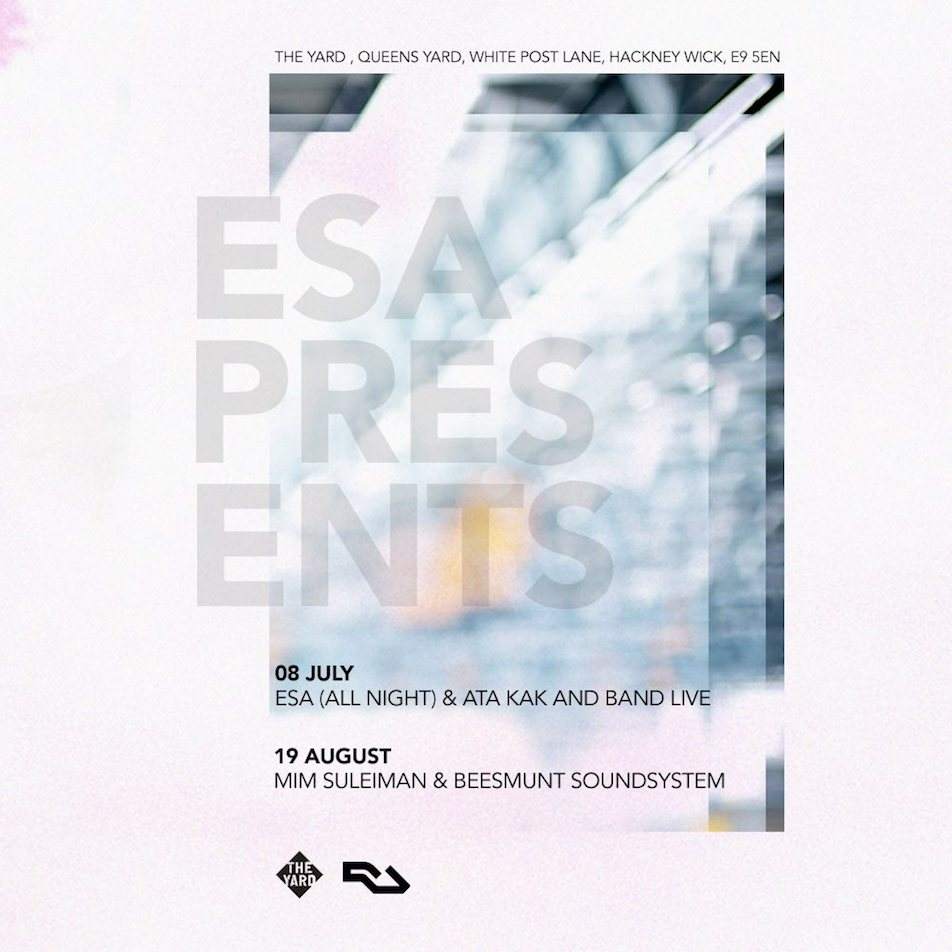 Esa announces two-part series at London's The Yard with Ata Kak, Mim Suleiman image