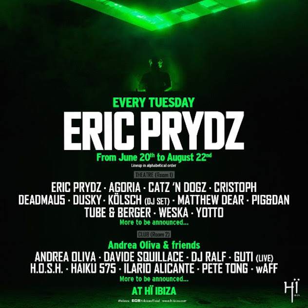 Andrea Oliva to host second room at Eric Prydz's Hï Ibiza residency in 2017 image