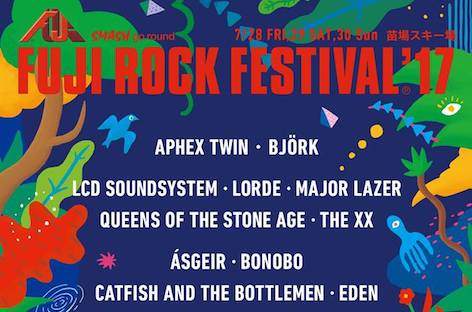 Fuji Rock Festival '17にAphex Twin、Björkの出演が決定 image
