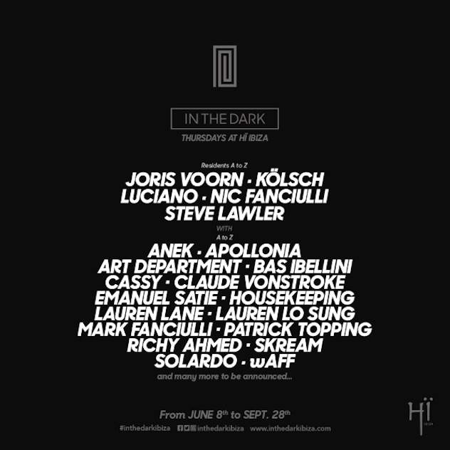 Apollonia, Cassy, Skream booked for In The Dark at Hï Ibiza image