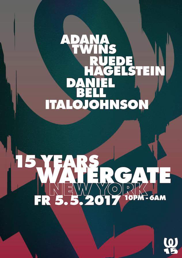 Ruede Hagelstein and Adana Twins celebrate 15 years of Watergate with four US dates image