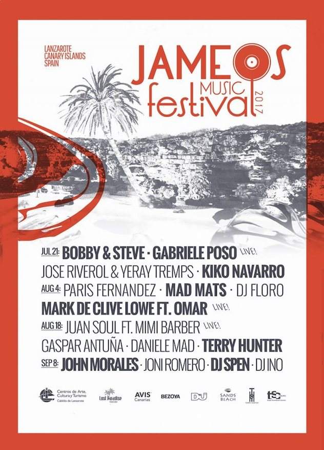 John Morales, DJ Spen travel to Lanzarote for Jameos Music Festival 2017 image