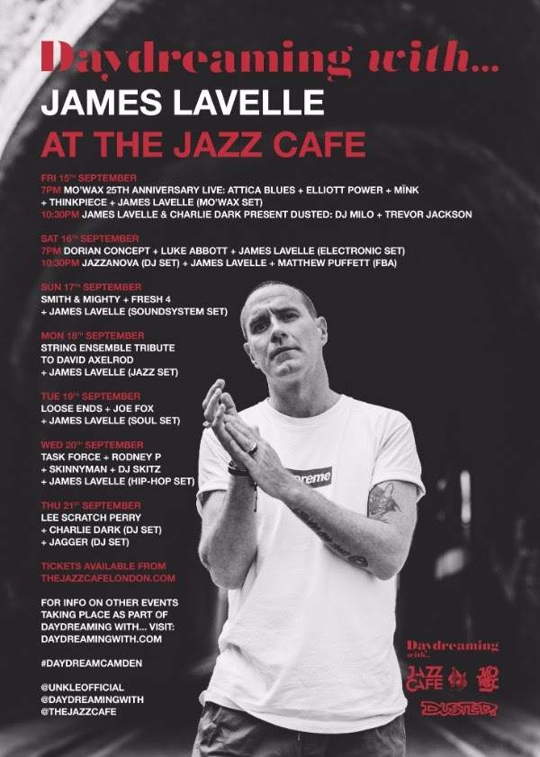 James Lavelle to hold weeklong residency at The Jazz Cafe image