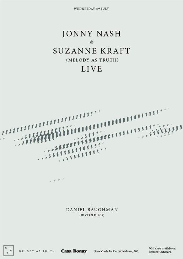 Jonny Nash and Suzanne Kraft to play live in Barcelona image