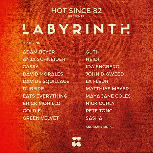 Hot Since 82's new Ibiza residency, Labyrinth, adds Sasha, Cassy, Goldie image