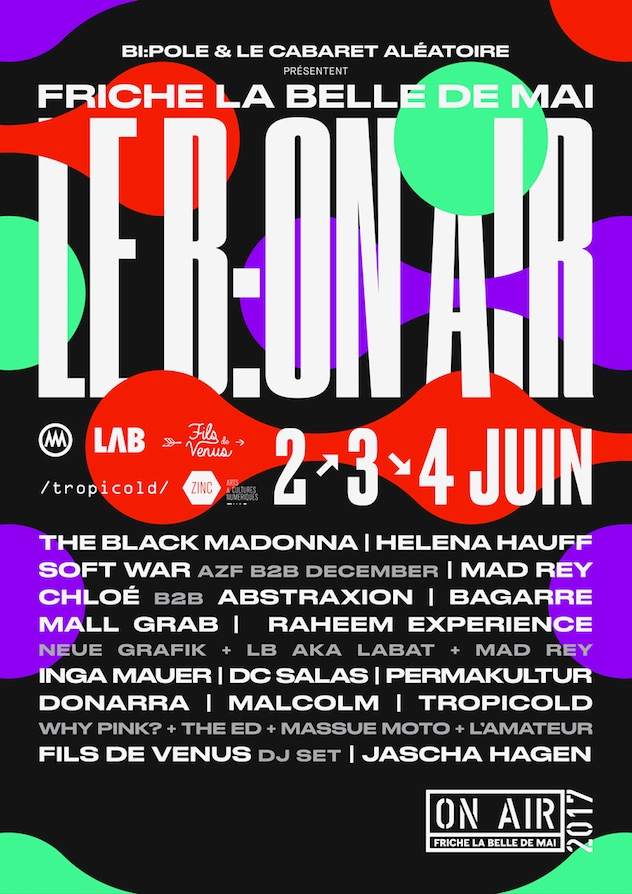 The Black Madonna and Helena Hauff billed for Le B:on Air Festival 2017 image