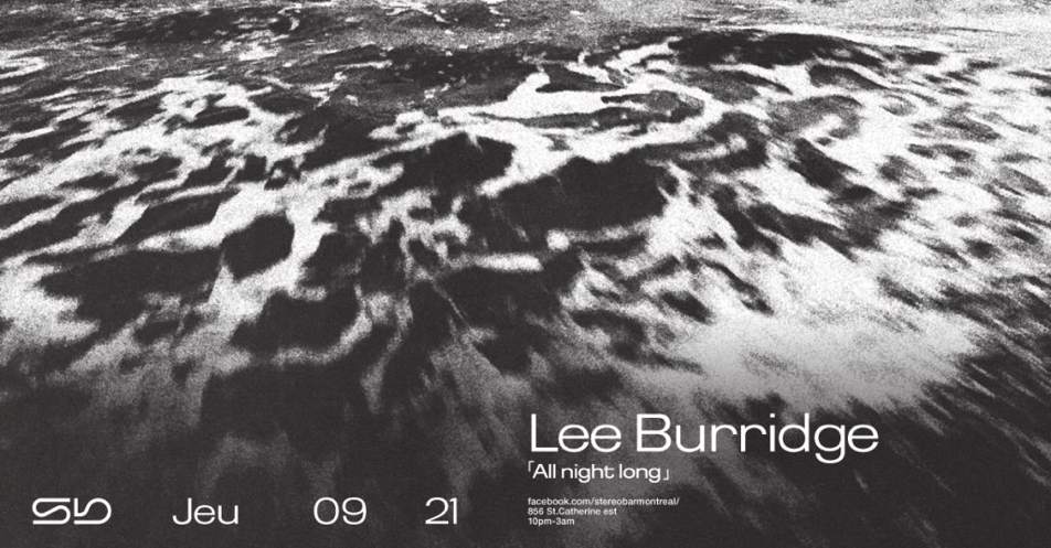 Lee Burridge plays all night at StereoBar in Montreal image