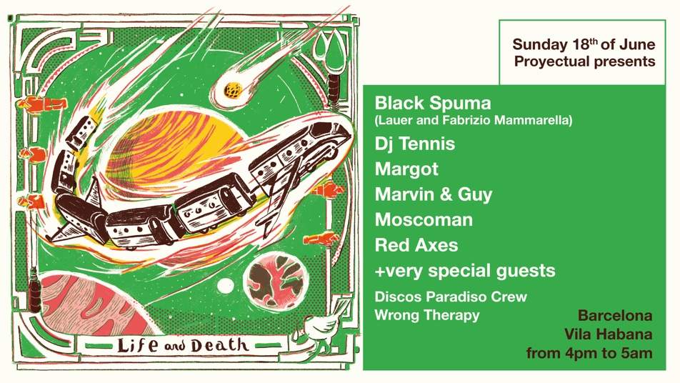 DJ Tennis, Moscoman and Red Axes play Life And Death party in Barcelona image